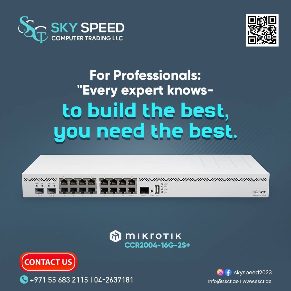 MikroTik MikroTik CCR2004-16G-2S+