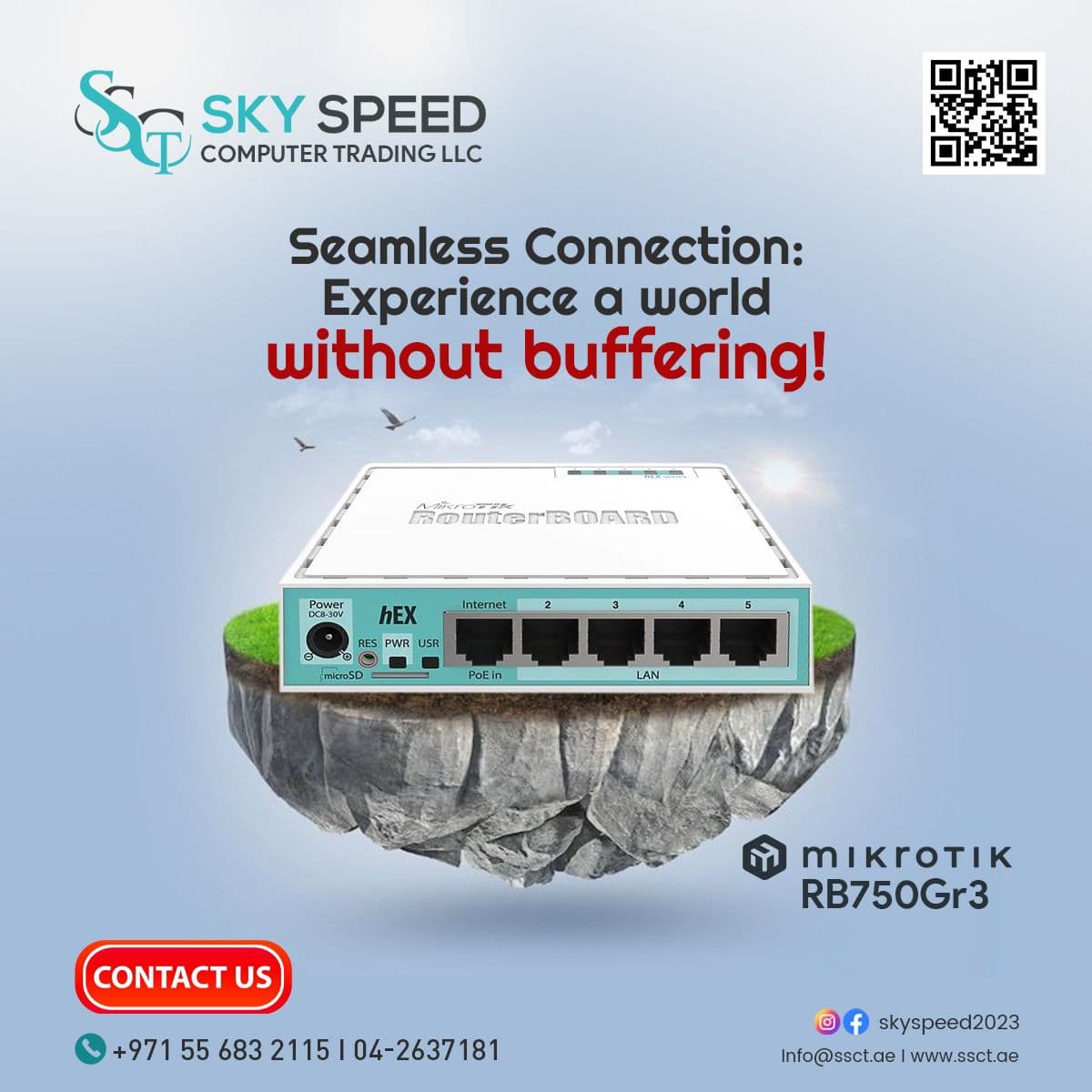 MikroTik MikroTik hEX (RB750Gr3)