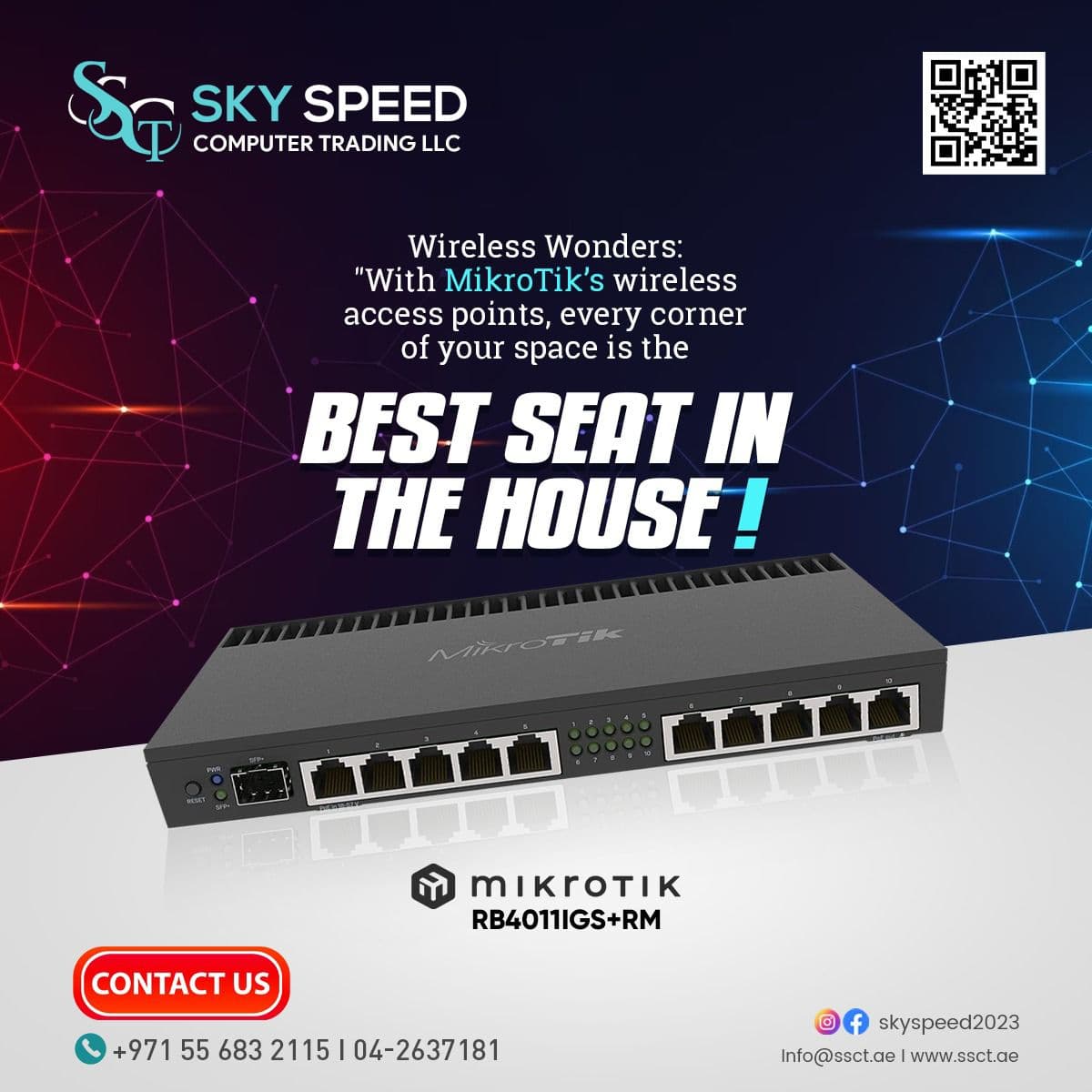 MikroTik MikroTik RB4011iGS+RM
