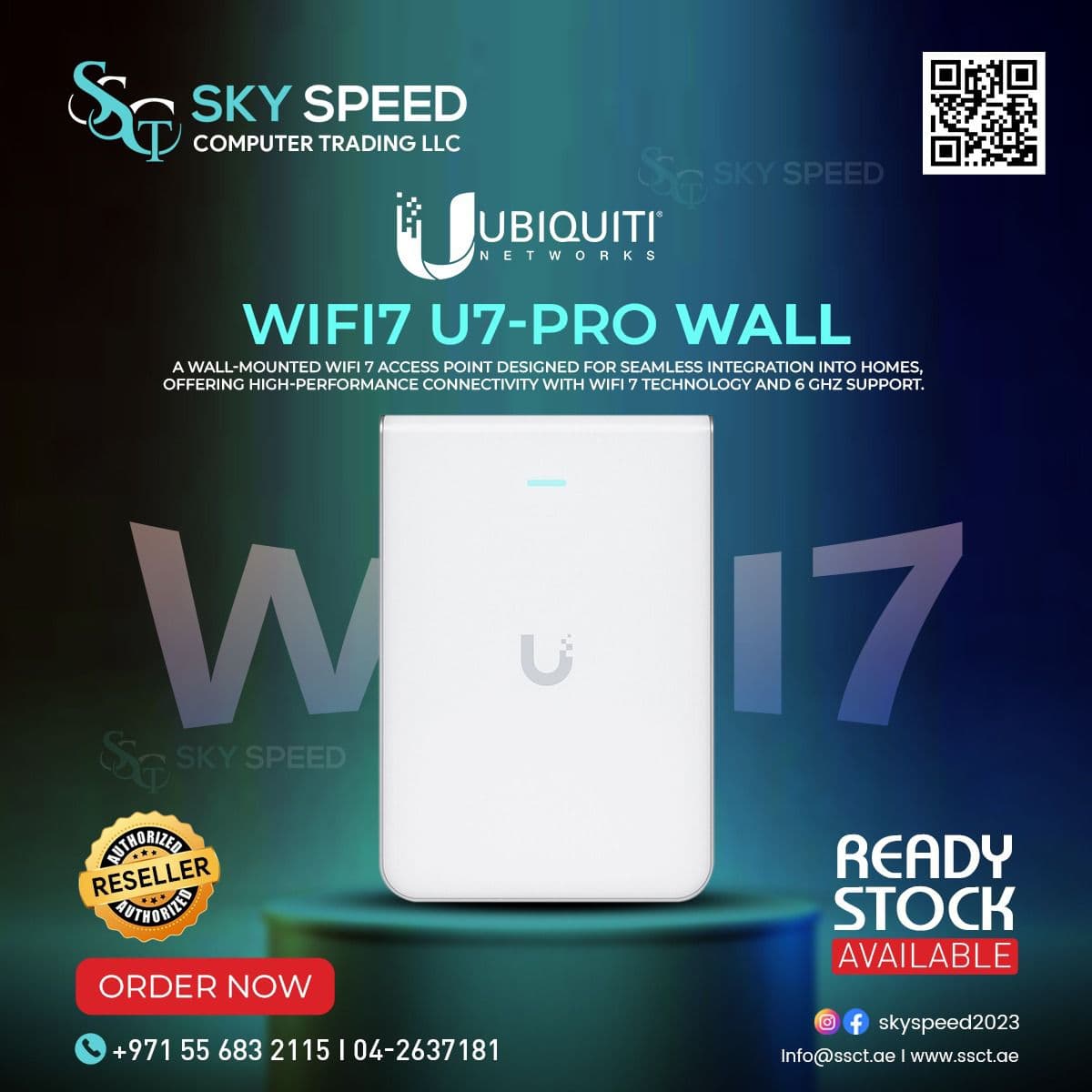 Ubiquiti UniFi U7 Pro Wall