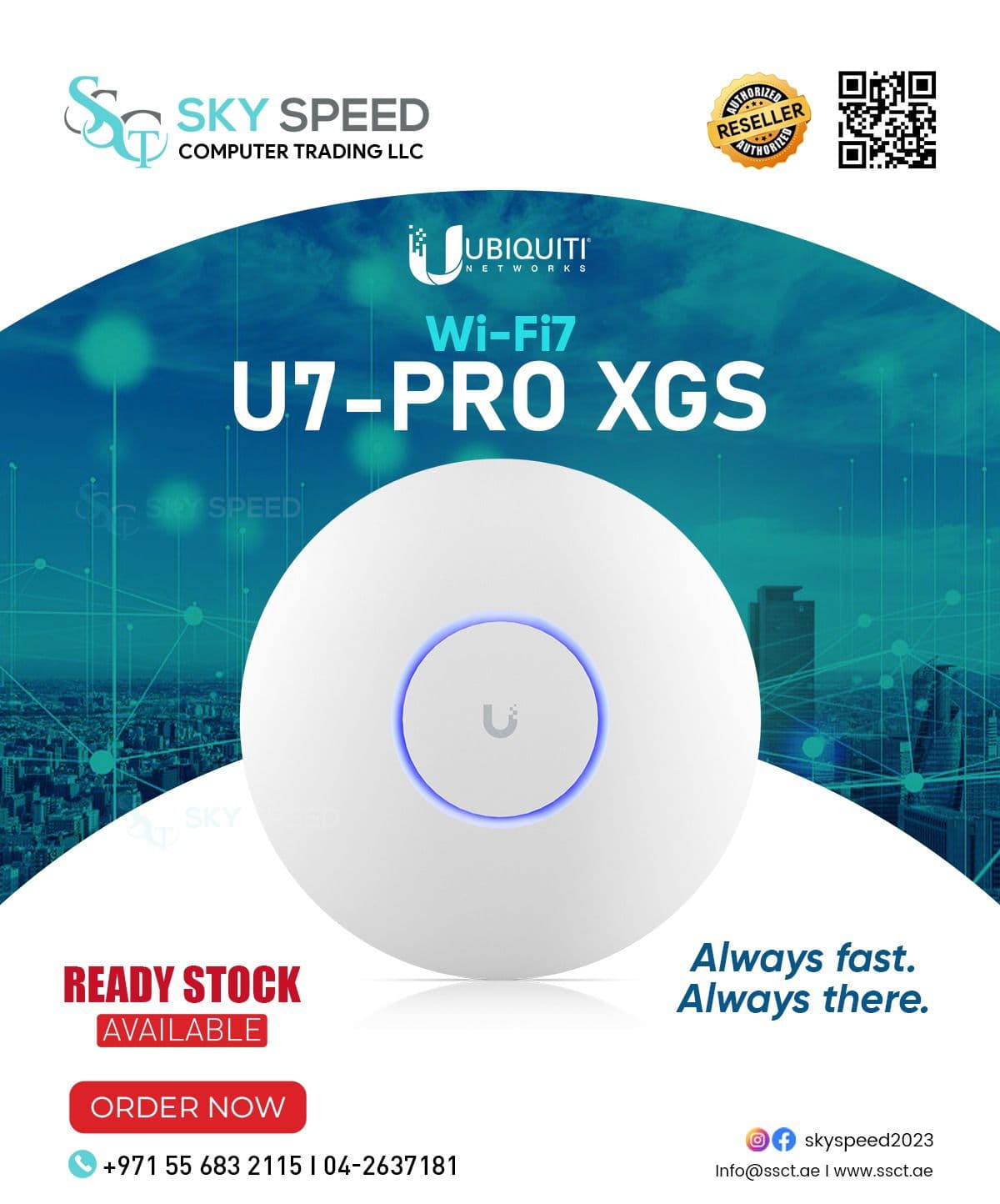 Ubiquiti UniFi U7 Pro XGS