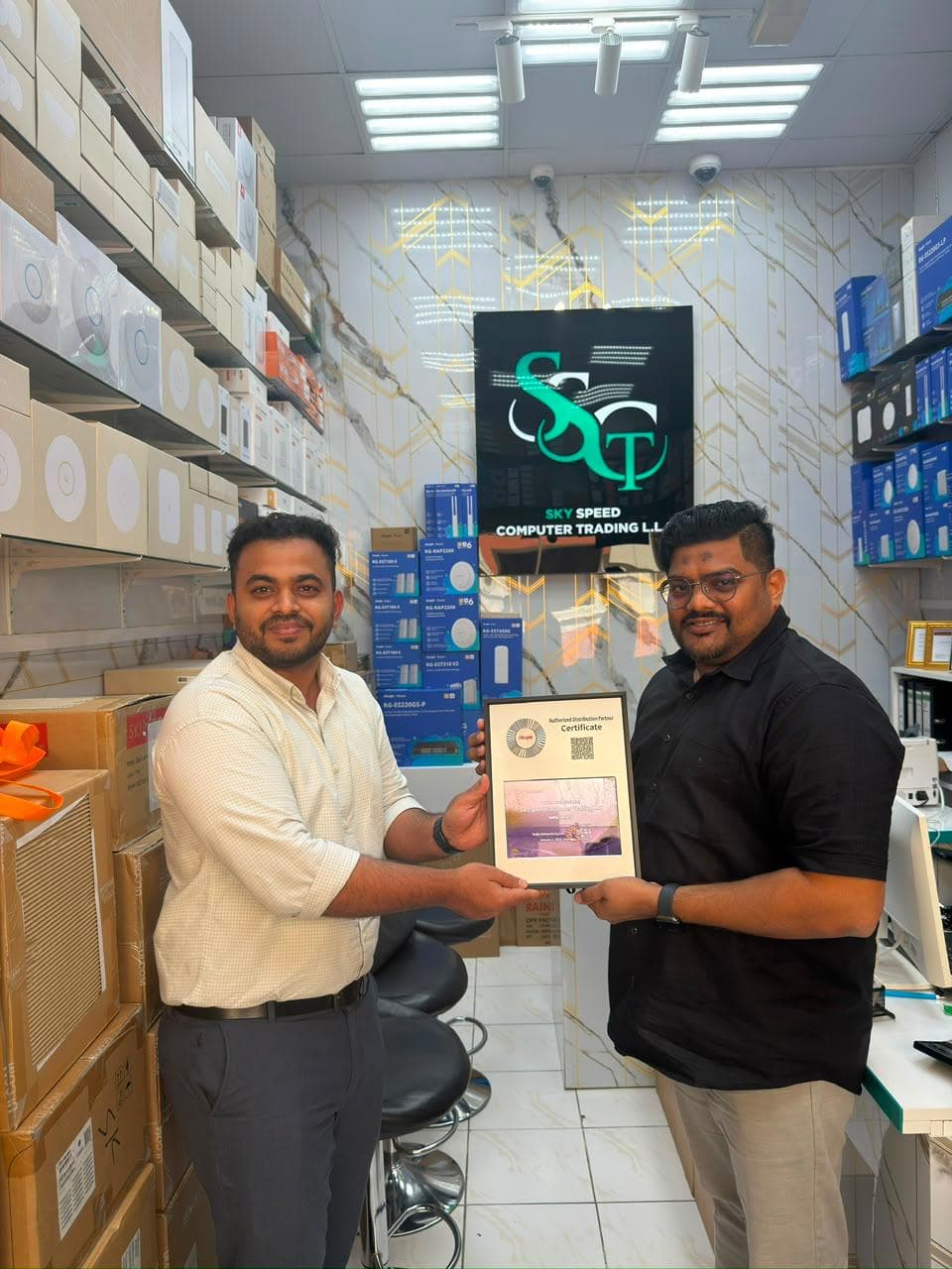 Partner certificate handover